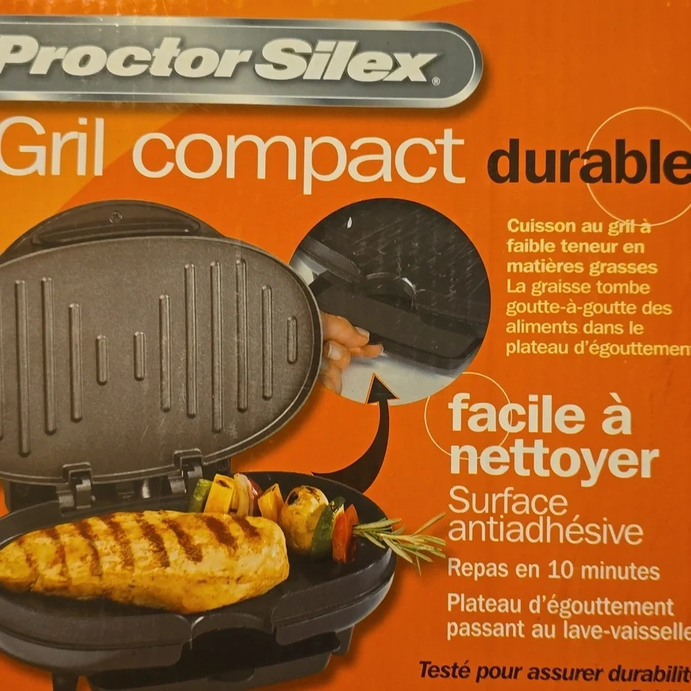 Durable Compact Grill - Black,Proctor Silex 32